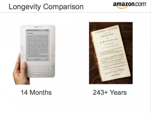 Amazon Kindle Longevity Comparison